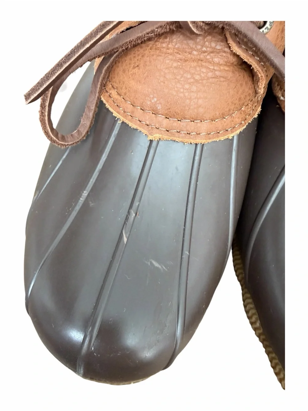 Sperry Brown Duck-Style Lace-Up Waterproof Shoes